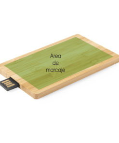 memoria usb tarjeta madera personalizado